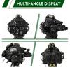 Set Casco Tattico Casco Protettivo Regolabile FAST con Cuffie Luce Sopravvivenza Modello NVG Luce Segnalazione per CS Airsoft Cosplay