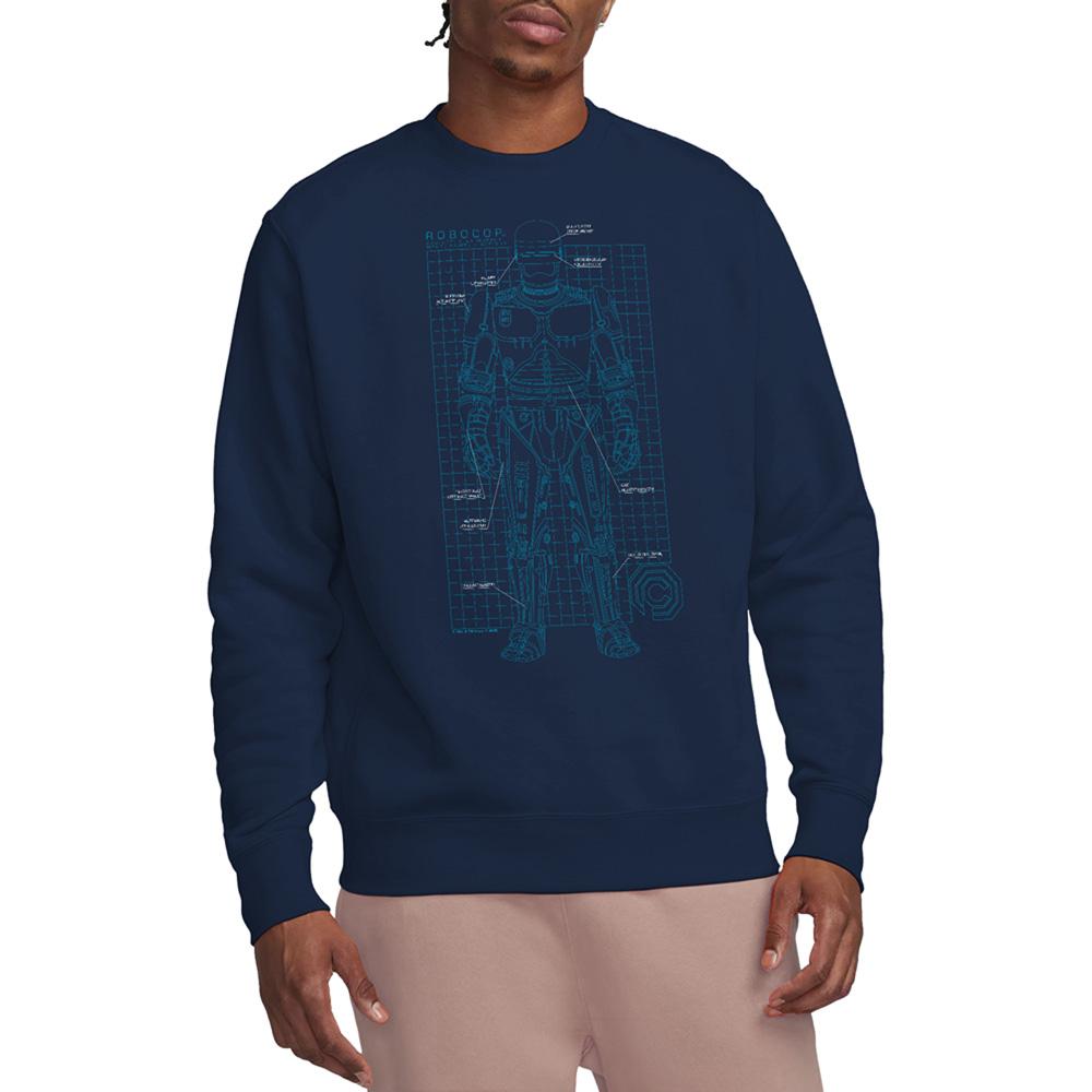 Robocop Unisex Adult Schematic Sweatshirt