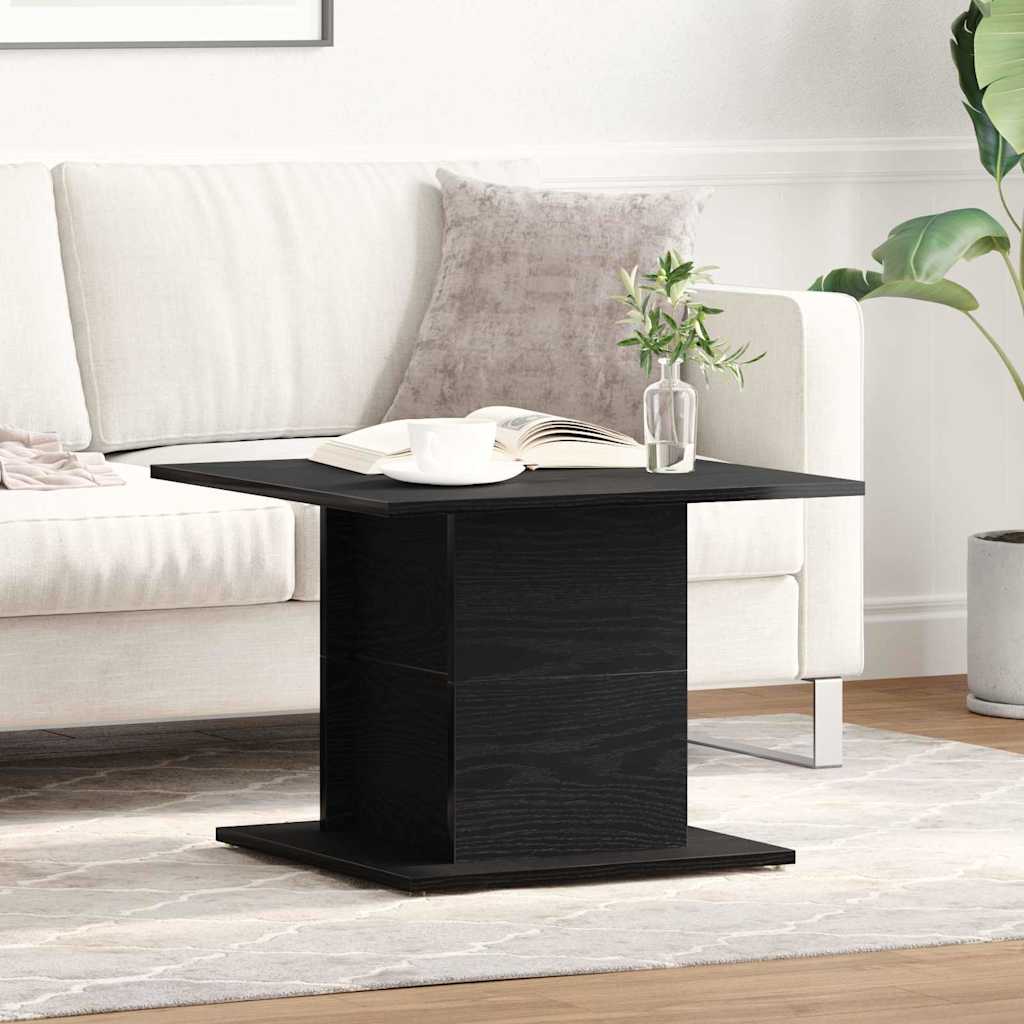 Coffee Table Black Oak Look 55.5 X 55.5 X 40 Cm