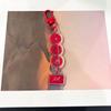 7 Stück BTS Mitgliedersignatur Acryl Schlüsselanhänger, Roter Scheiben Anhänger Schlüsselanhänger mit Namensschild, Kpop ARMY Fans Tasche Zubehör