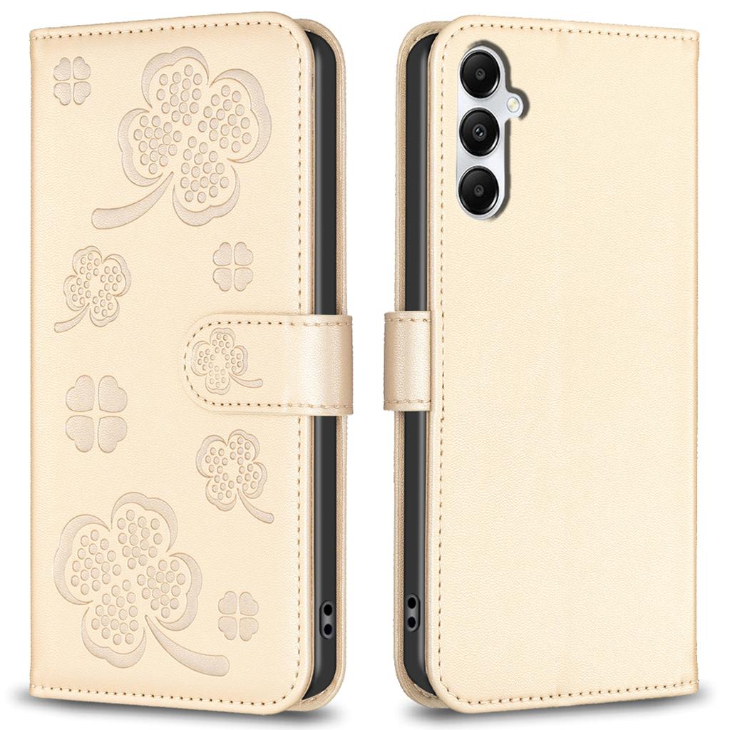 For Samsung Galaxy A36 5G Case Clover Pattern Wallet Stand View Leather Phone Cover