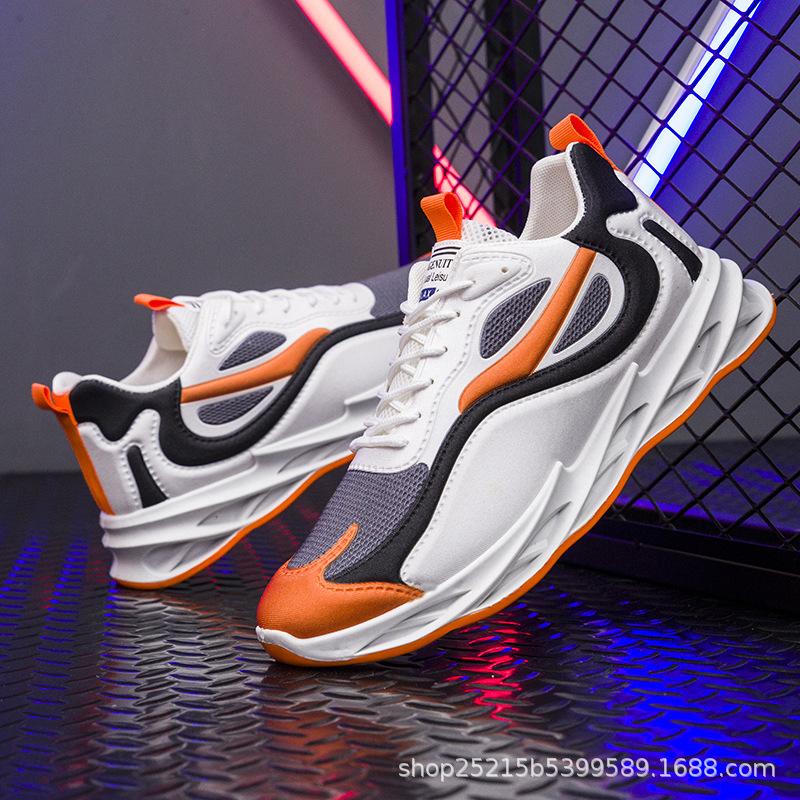 Spring Casual Sports Shoes Blade Sole Teen Running Shoes Dad Shoes Thick Sole