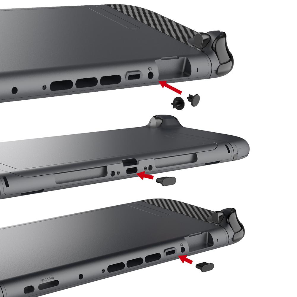 Protective Accessories Set for Nintendo for Switch 2 Accessories Bundle Dust Plug Dust Filter Mesh Left Right Handle Stickers