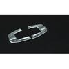 Silver 10pc Steering Wheel Control/Button Decoration Trim For 17-up BMW 5 Series