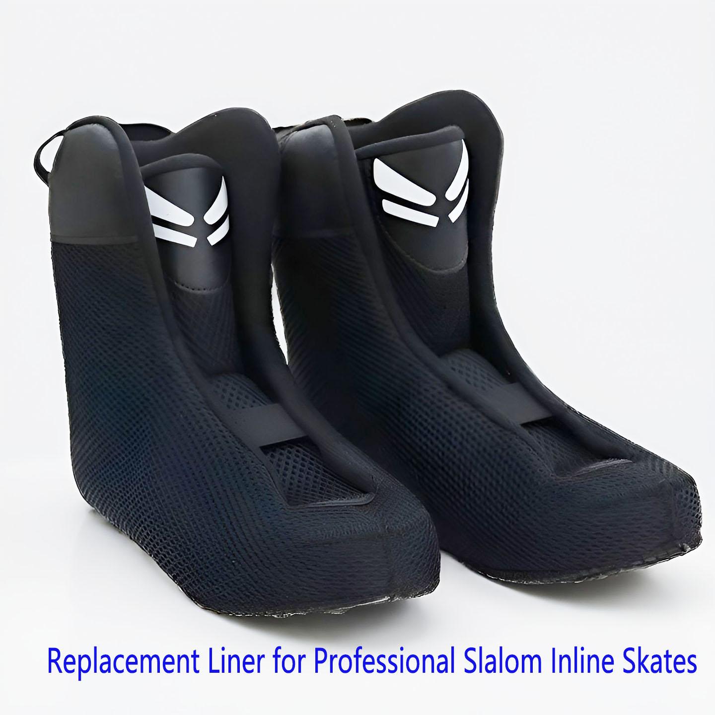 Universal Inline Skate Liner for Adults & Kids Removable & Washable Anti-Odor Inner Boot for Slalom Skates  Roller Skates 45-46 чёрный
