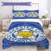 Leicester City Fantasia Set Copripiumino Copripiumino Federa Decorazione per la Casa Regalo di Compleanno (1 * copripiumino + 2 * federe senza imbottitura)69