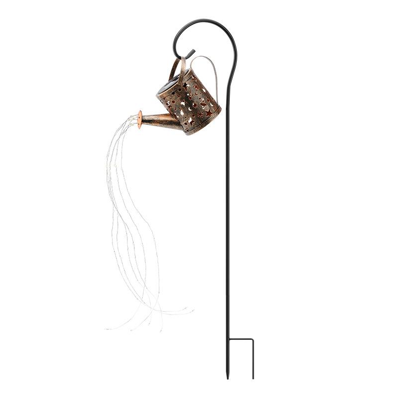 

JYL TS/008,Solar Iron Watering Can Light Angel Style Outdoor Night Lamp for Villa Lawn and Path Insert Lighting One Size амазонка