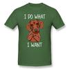 I Do What I Want Dachshund Cute Animal Sausage Dog T Shirt Vintage Oversized Oneck Cotton Custom Short Sleeve Tshirt