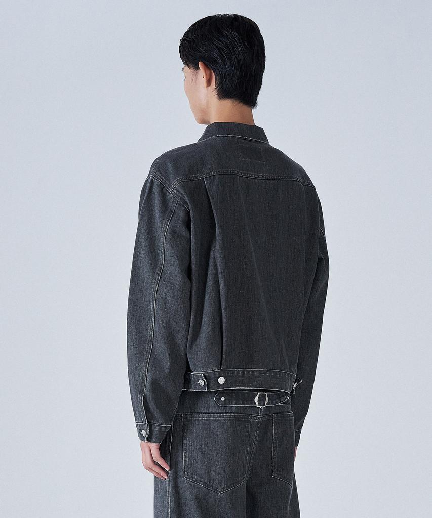 PROJECT3 Compact Twill Trucker Jacket [Gray]_Tj1103