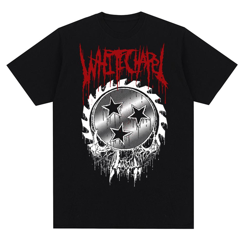 Pánské tričko Oblečení Unisex Whitechapel Deathcore Kapela Tištěná trička Ležérní topy Krátký rukáv Módní Oversized trička