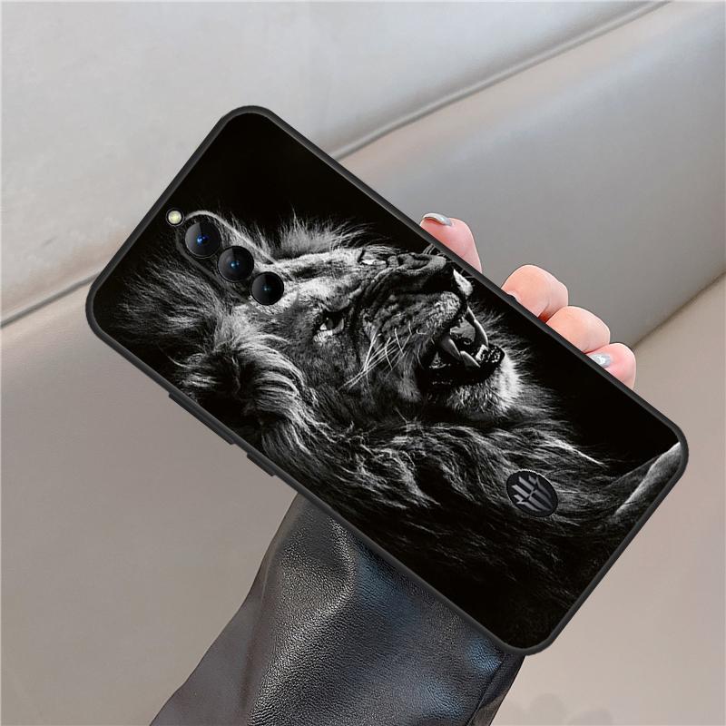 Lions Case For ZTE Nubia Red Magic 10S 6S 7S 8S 9S Pro For RedMagic 10 Air 8 9 10 11 Pro Plus Cover