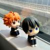 New Anime Haikyuu Figure Toys Shoyo Hinata Model Toy Q Version Action Figure Look Up Tobio Kageyama Collection Dolls