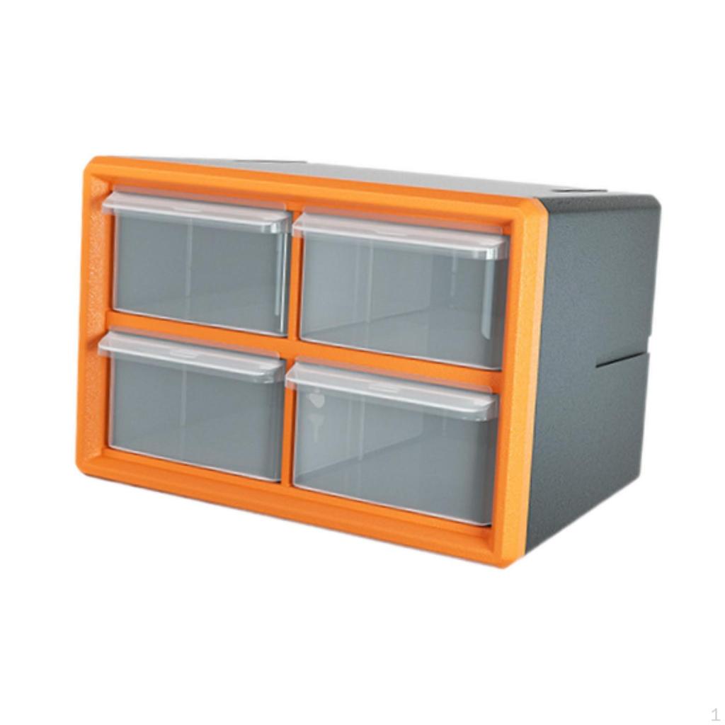 4 Drawer Organizer for Tools And Supplies Storage Box Crafts Office Items