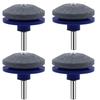 4Pcs Lawnmower Sharpener for Power Hand Drill Wear Resistant Lawnmower Sharpener Tool Corundum Lawmower Accessories