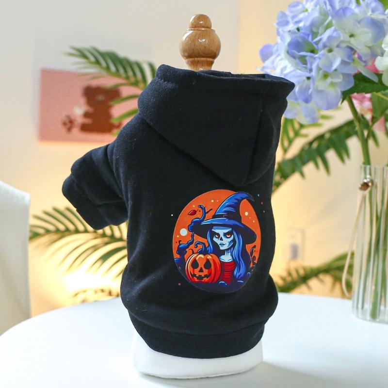 Cat Halloween Costume Hooded Shirt Dog Clothes Photo Props Costume Pet Sweater