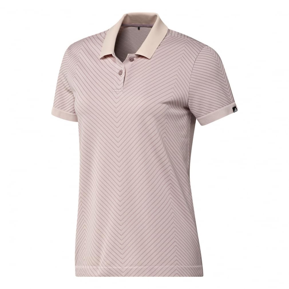 

Adidas Golf ULT365 PRIMEKNIT Side Seamless Polo for putty mauve Women,