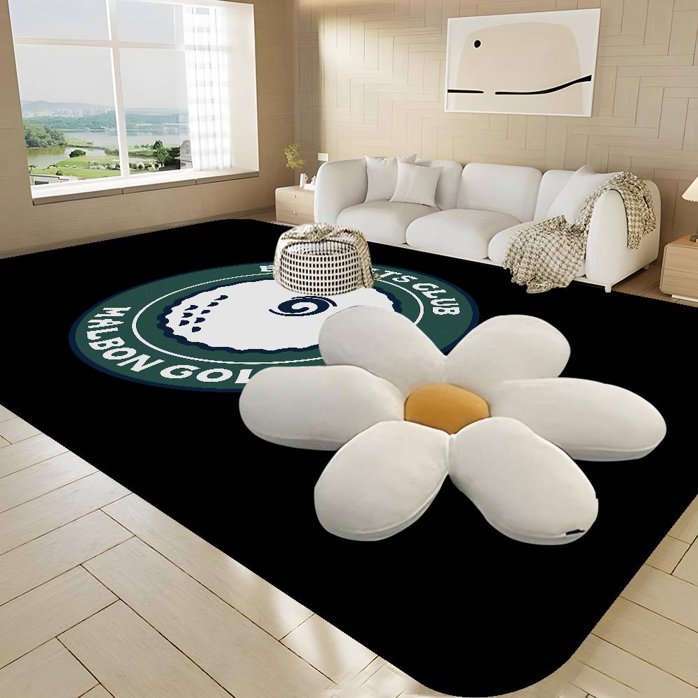 Fashion M-Malbon G-Golf Floor Mat INS Style Soft Bedroom Floor House Laundry Room Mat Anti-skid Household Carpets