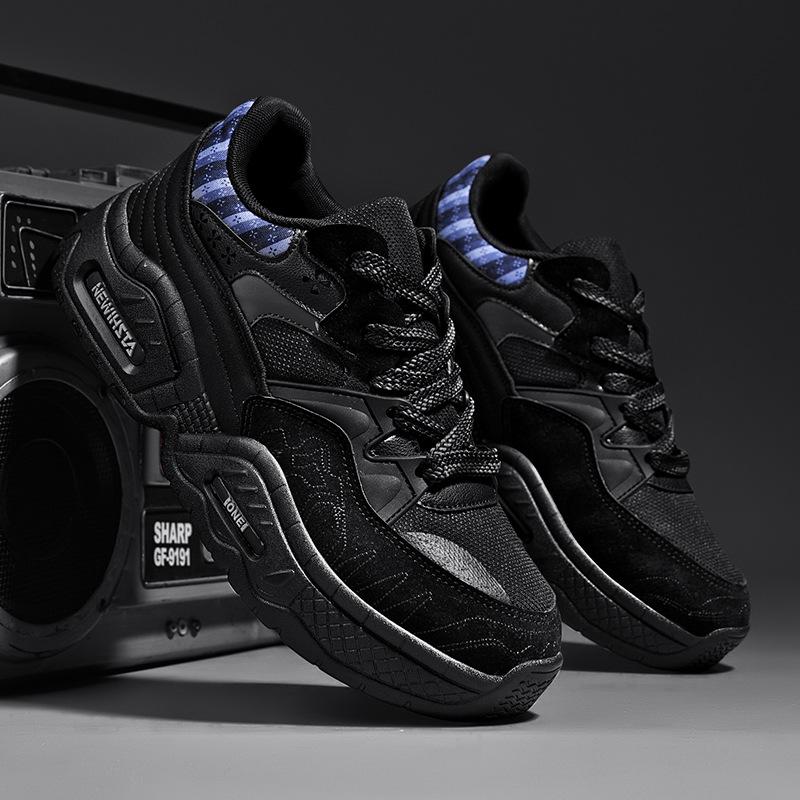 

Мужская обувь модная универсальная обувь для папы мужская повседневная обувь весна и лето новая дышащая обувь кроссовки 44 чёрный