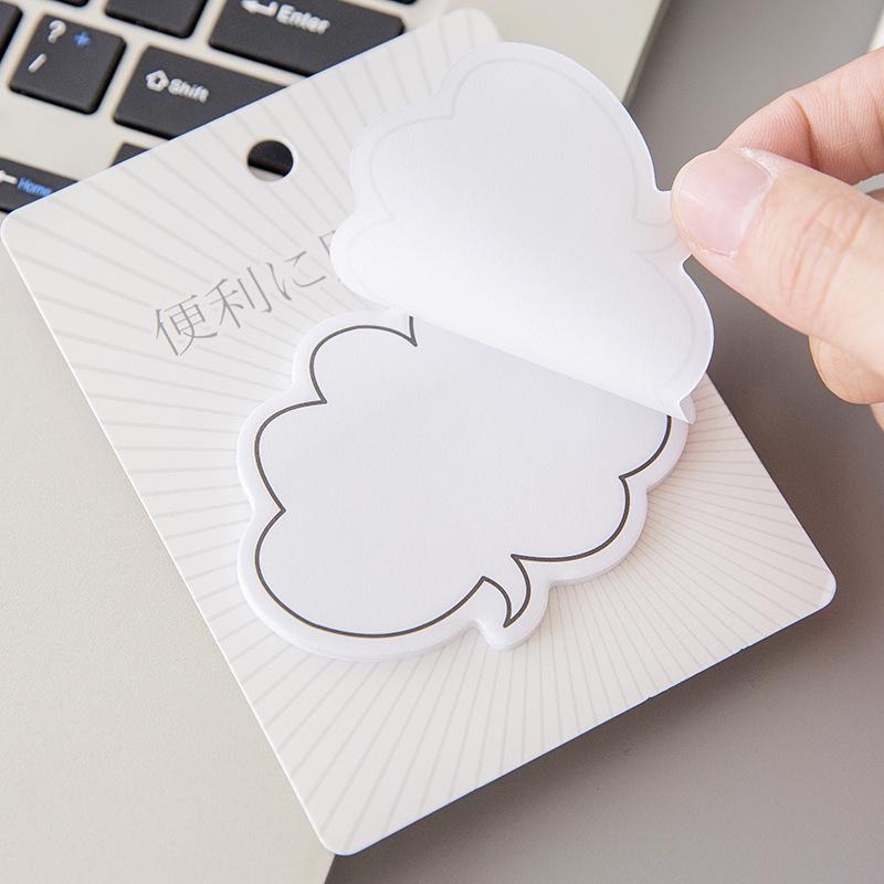 Kawaii Stationery Memo Pads Cute Dialog Box Paper Sticker Sticky Note Page Marker Planner For Kids School Supplies