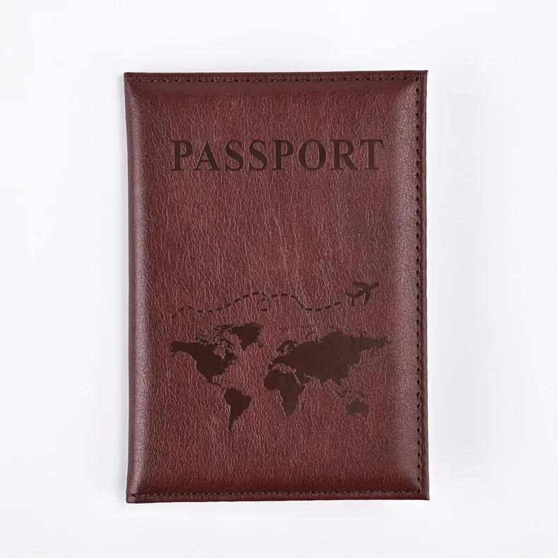 Passport Holder Wallet Cover Travel Essentials Pu Leather Card Case International Travel Accessories for Women/Men