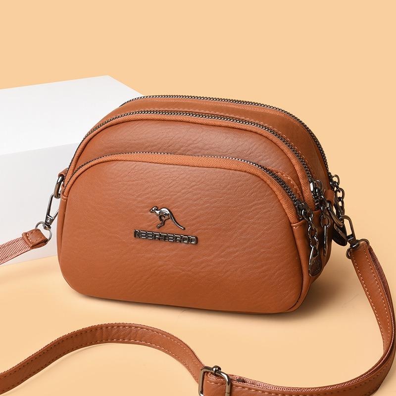Mobile phone bag small bag women's fashion new change bag soft leather versatile medium mother bag women's messenger bag
