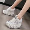 Inner height increase dad shoes women's summer new breathable mesh cm high heel platform women's shoes