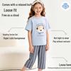 Red Bean 100% Cotton Girls' Summer Pajama Set
