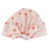 Brand new revised full circle elastic adjustment printed waterproof shower cap bow strap round hat