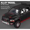 1/32 Scale Dodge RAM Pickup Truck Alloy Model with Sound, Light & Spring-Back Action - Kids' Toy for Adventurous Play