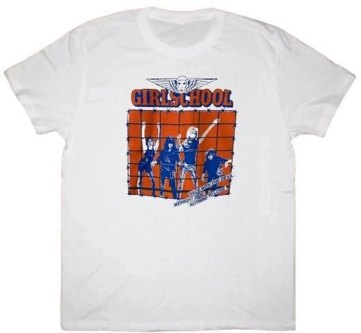 

Girlschool Graphic Print Unisex Mens T-Shirt S M L XL 2 3 4 XL 5XL різнокольоровий