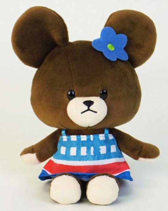 

Nakajimacorp Soft Bean Vitamin Sitting Height Plush The Bears School Doll, Blue, 16.5cm, Toy, 133403-19