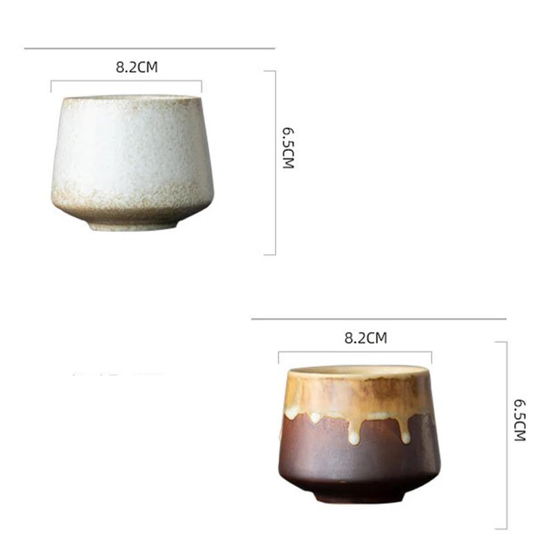 Cana Ceramică Japoneză Vintage Ceramică Brută Băutură Singură Gătit Ceai În Jurul Sobei Ceașcă de Cafea Cadouri pentru Casă Birou