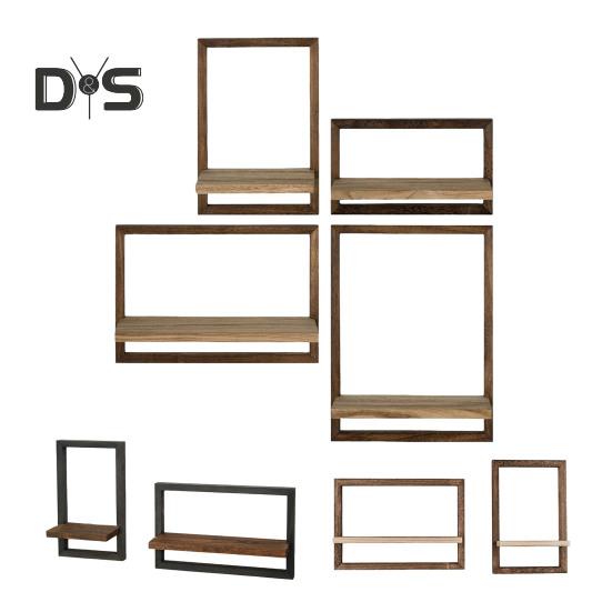 2/4Pcs Wooden Floating Shelf Storage Racks Smooth Edge Burr Free Simple Installation Wall Storage Shelves Display Shelf Set