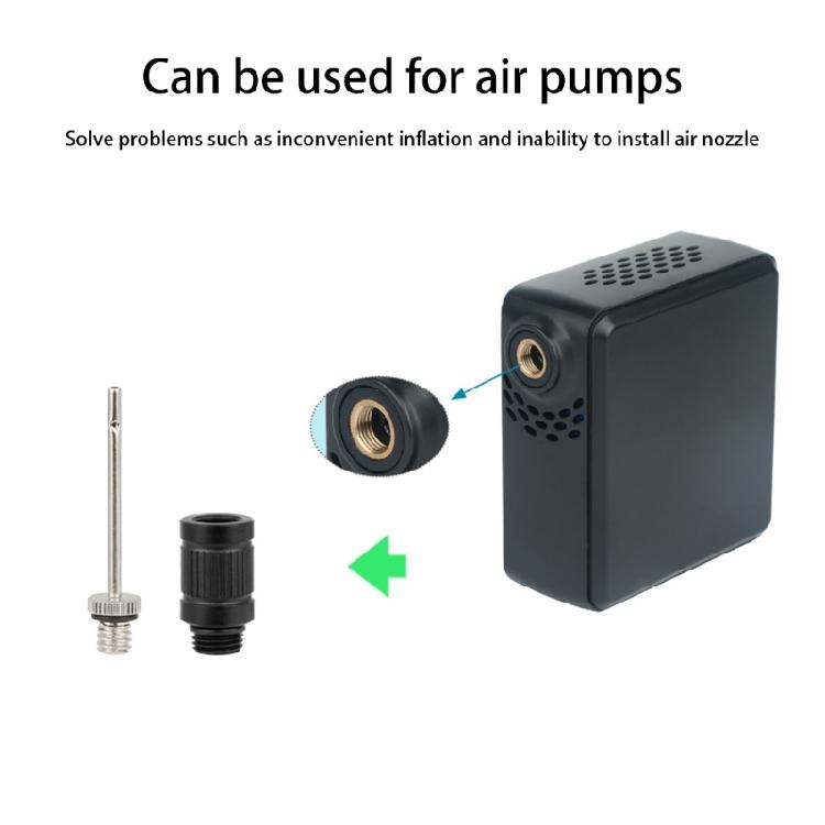 Conjunto de 5 Adaptadores para Bomba de Bicicleta de Estrada, Conversores FV/AV Espessos, Substituição em Liga de Alumínio, Acessórios para Bomba de Bicicleta