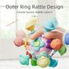 Food Grade Baby Rattles Toys Colorful Sensory Chew Toys Multi-Sensory Baby Toy  Grasping Activities