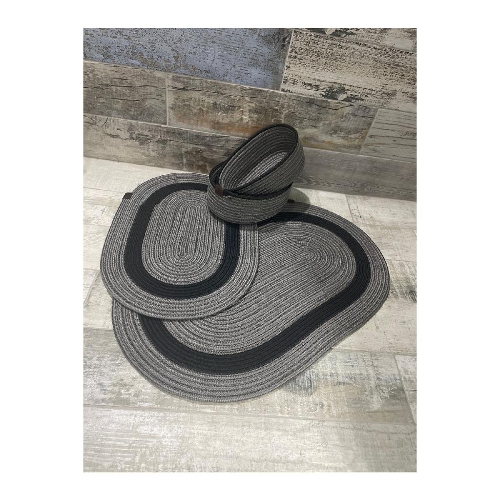 Iuta, răchită, set covoraș de baie, set coș de baie, set covoraș