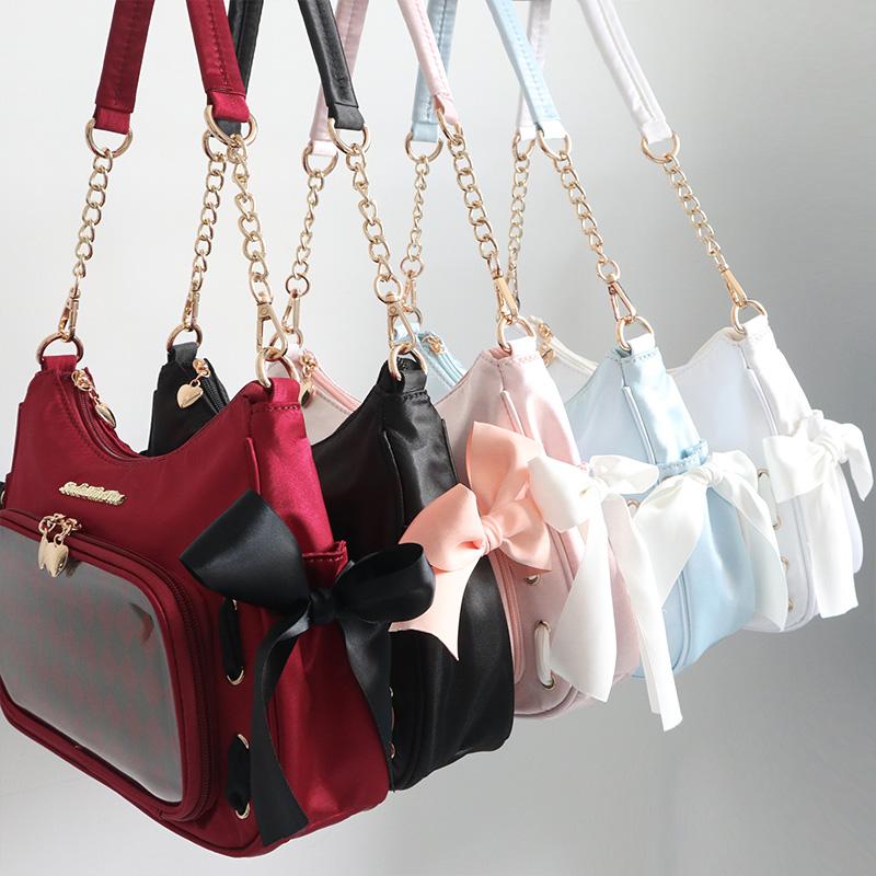Verbandsschleife Ita Bolsos Transparente Handtasche Damen Crossbody Sac Femme Schultertaschen für Damen Tägliche Nutzung Bolsas