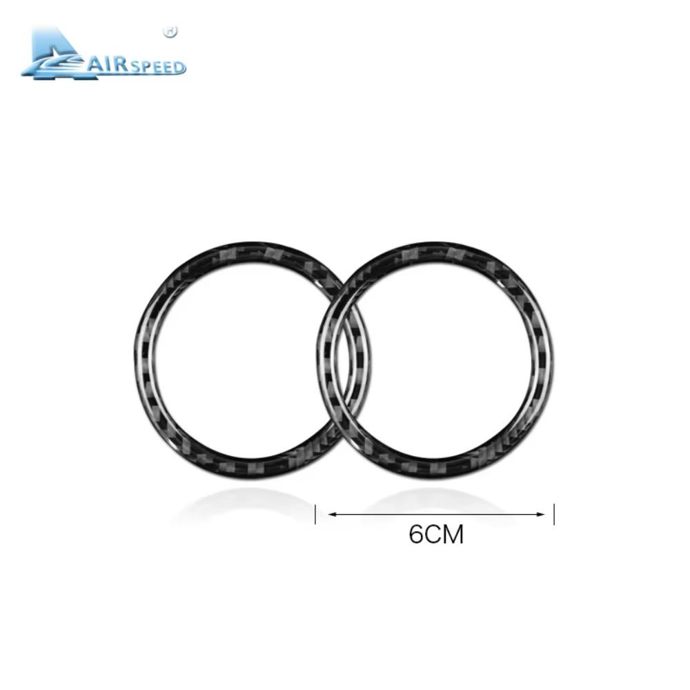 Accessories Carbon Fiber For Mercedes Benz GLS ML GLE GL Car Air Conditioning Outlet Vent Trim Stickers Car Styling Accs