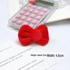 Plush Bow Hair Clips - DIY Handmade Fabric Accessories for Kids