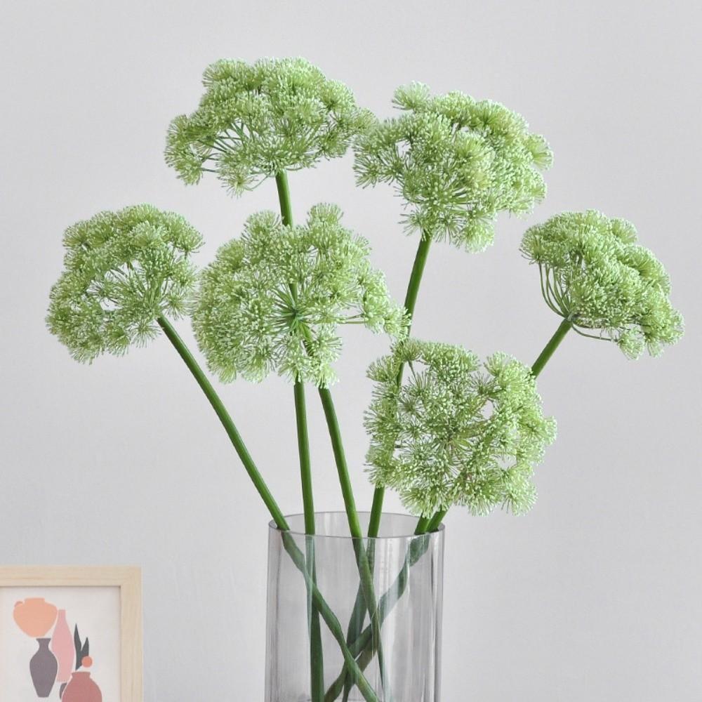 Green Fake Onion Flower Simulation Artificial Faux Dandelion Plants Home Decor