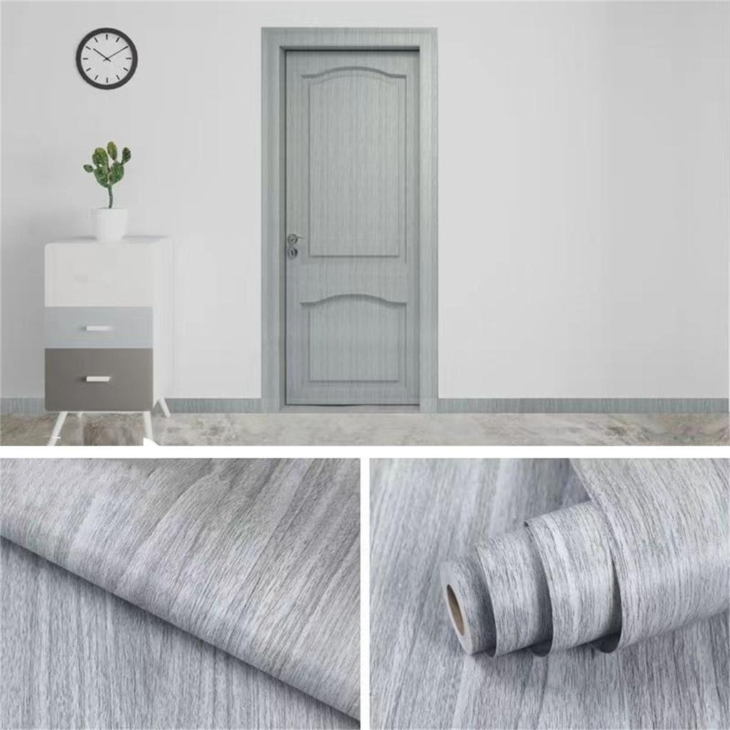 60/80Cm Wide Wood Sticker For Furniture Wall Cover Pvc Wallstickers Do-It-Yourself Water-Repellent Walls Kitchen Door Wardrobe Cabinet Decor Film