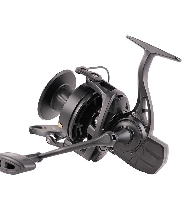 

Black Warrior Full Metal Spinning Reel, 5KG Drag, Long Cast, Saltwater-Resistant for Anchoring.