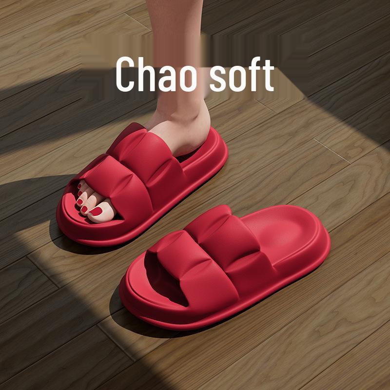 2025 Luxury Women's Soft-Bottom Indoor Slippers for Summer - Light Step Design for Bathroom and Home