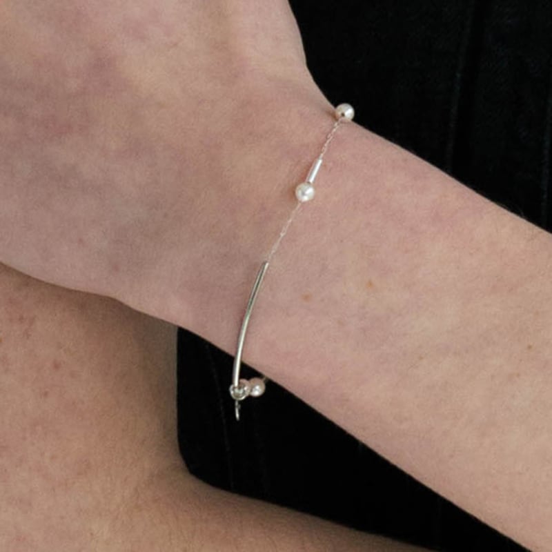 

pearlymore pure chain bead bracelet_PM24B002SS free