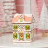Holiday Village Spice House Set Mini Christmas Gingerbread Houses Jars Festive Decor Kitchen Countertop Christmas