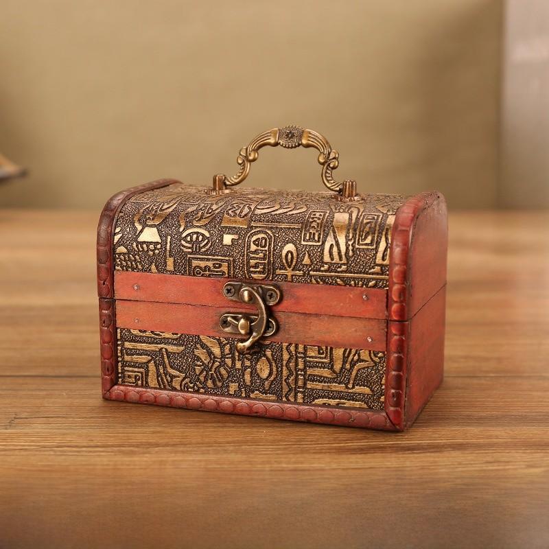 Wooden Chinese Style Storage Box For Accessories And Home Decorations Gifts