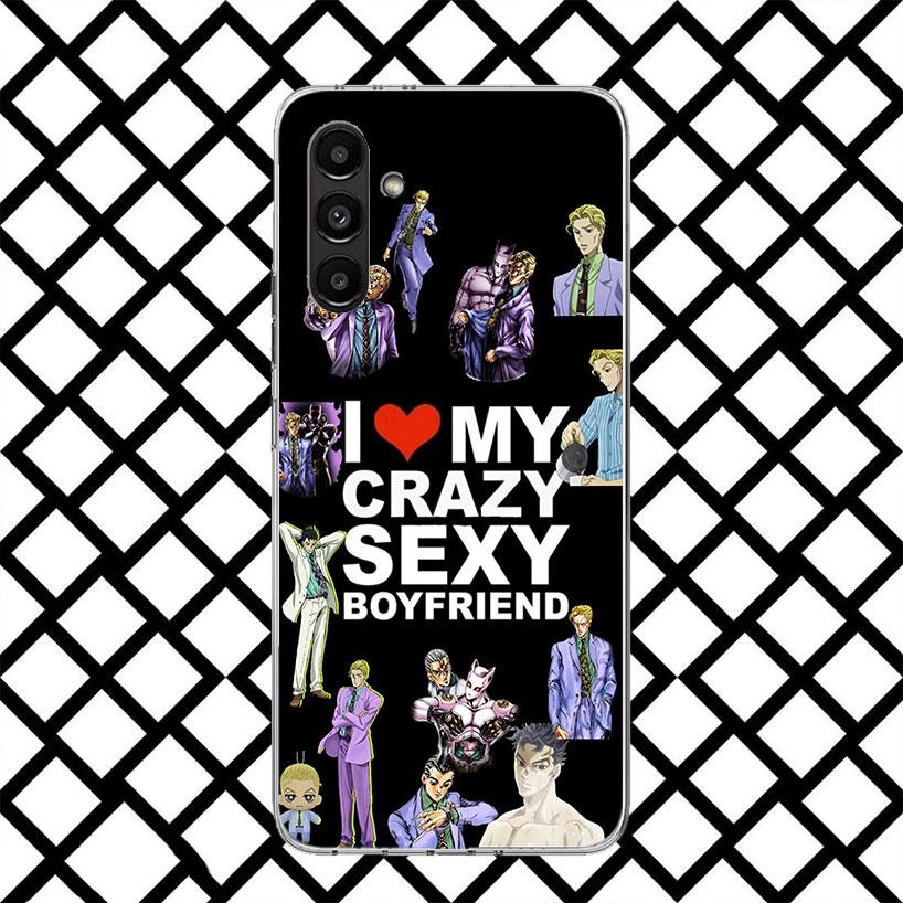 JoJo Kira Yoshikage Killer Queen Phone Case for Samsung Galaxy A17 A37 A57 A16 A26 A36 A56 A15 A25 A35 A55 A14 A24 A34 A54 A13 A