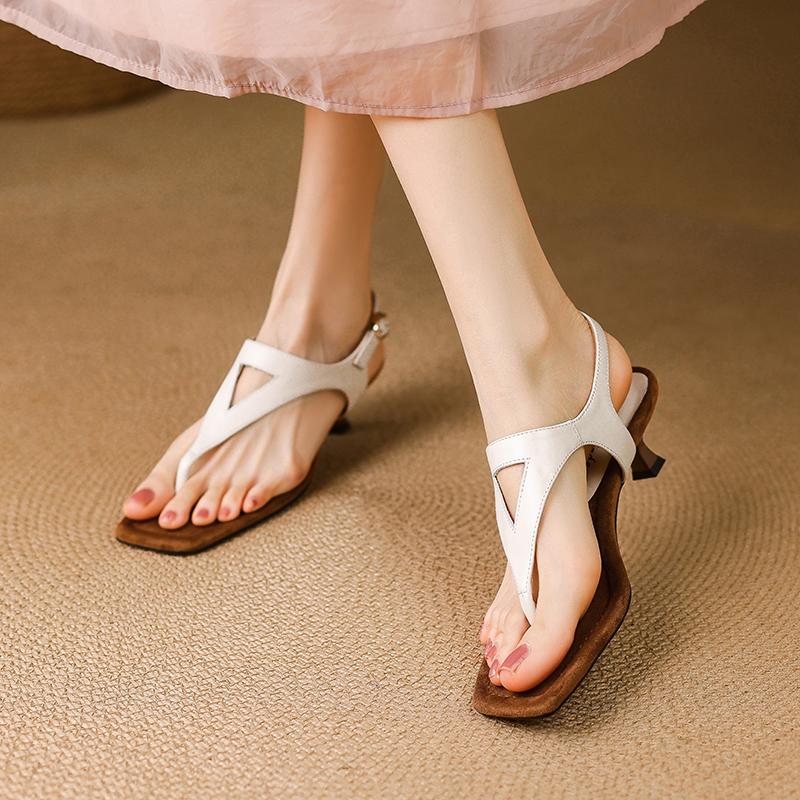 Fashion High Heels Women Sandals Clip Toe Fashion Shoes 2025 Trend Summer Party New Pumps Shoes Beach Dress Walking Mujer De Zapatillas