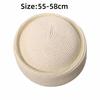 Breathable Beret Sun Hat Circle Concave Top Flat Top Handemad Straw Pillbox Hat Handmade Straw Pillbox Cap Women Headwear