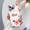 For Honor 400 Lite  Case Luxury Fashion Clear Phone Case For Honor 400 Pro Marble Flower Transparent Soft Silicone Protect Cover